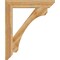 Ekena Millwork Legacy Slat Rough Sawn Bracket, Western Red Cedar, 6"W x 40"D x 48"H BKT06X40X48LEC06RWR - alternate 3